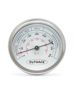 Outback large temperature gauge suitable for Hybrid Gas BBQ's