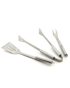 3 piece stainless BBQ Tool set