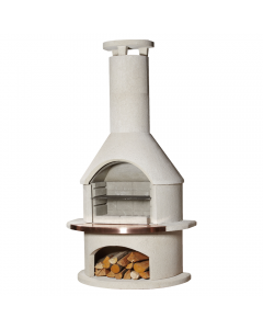 Buschbeck Rondo Masonry barbeque is stylish and practical and will compliment any garden or patio. 