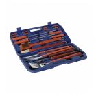 Lifestyle 18 piece BBQ tool kit in case